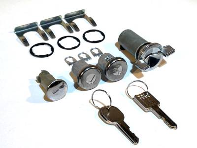 Tailgate (Manual), Doors & Ignition Lock Set (Keyed Alike), 73-91 Blazer