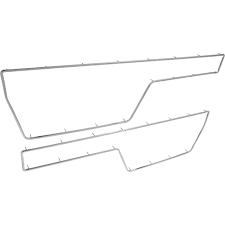 Door Panel Stainless Moldings (Pair), 72 Blazer