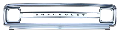 Classic Industries - Outer Grill Shell w/Chevrolet Lettering, Original GM, 69-70 Blazer