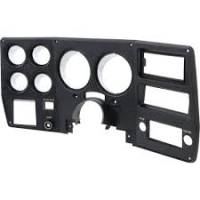 Instrument Cluster Bezel w/A/C, Black, 73-74 Blazer