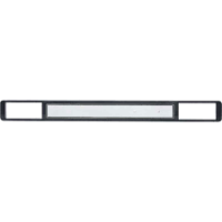 Dash Plate w/AC, Black w/Aluminum Insert, 73-80 Blazer